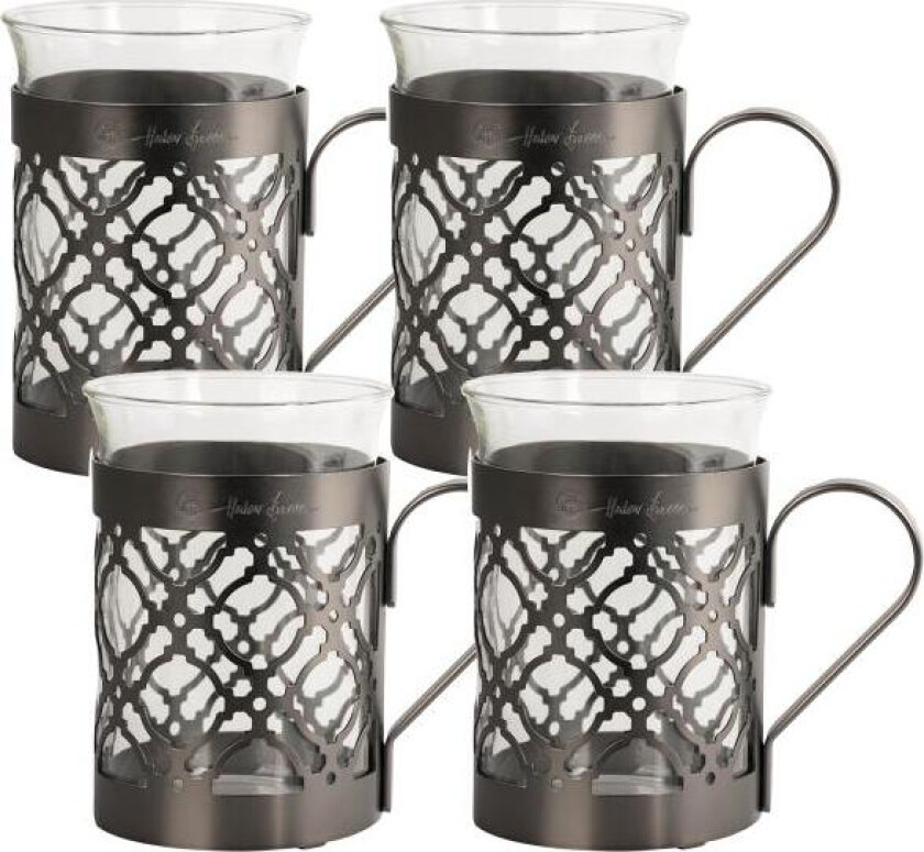 - Cape drinkglass 25 cl 4 stk gunmetal