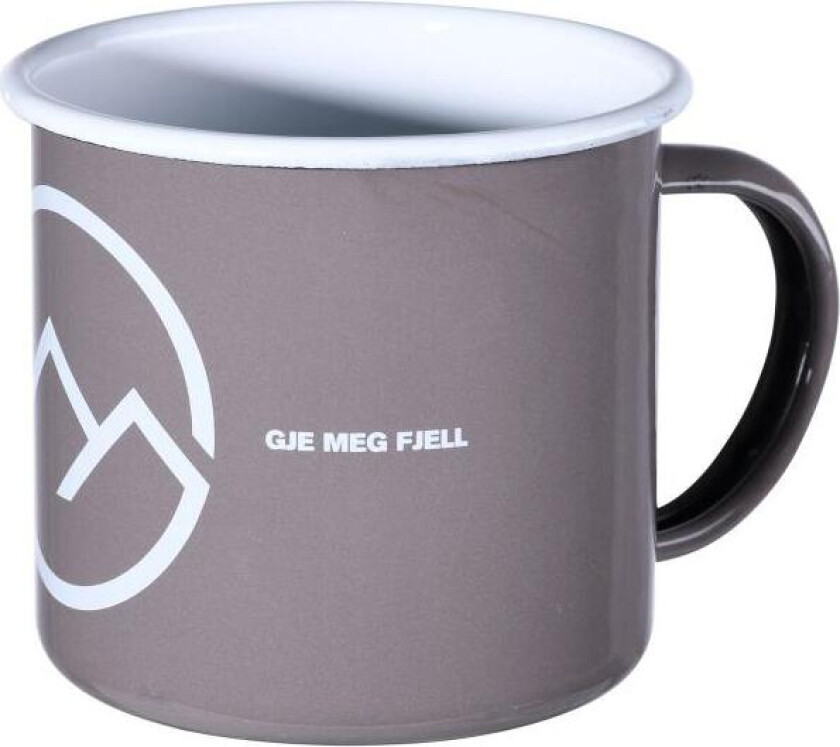 - Gje meg fjell emaljekrus 36 cl lys grå
