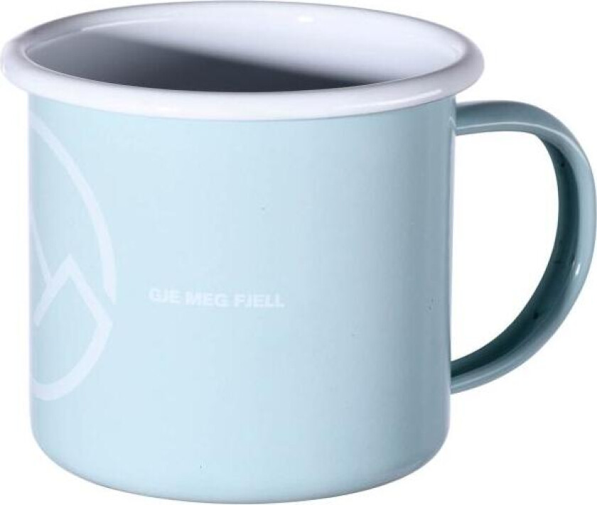- Gje meg fjell krus emalje 36 cl isblå