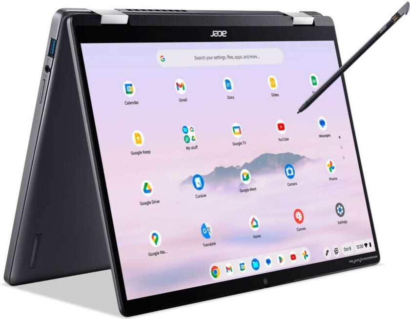 Chromebook Plus Spin 714 Berøringsskjerm | CP714-1HN | Grå