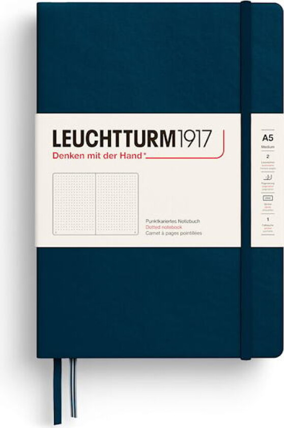 Notatbok A5 Soft Prikket Deep Sea Leuchtturm1917