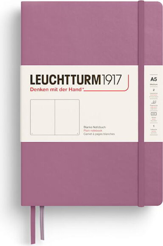 Notatbok A5 Soft Ulinjert Dusty Rose Leuchtturm1917