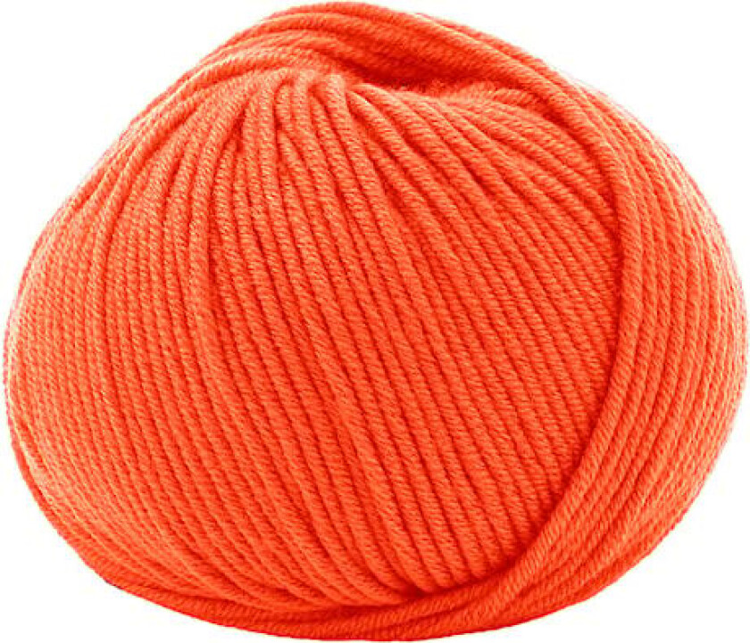 Maxi Soft Merino 50 g Arancio/Arsie' 14644 Lana Gatto