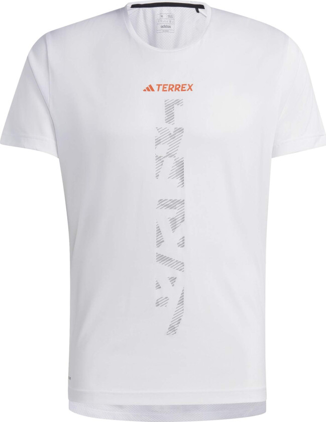 Men's Terrex Agravic Trail Running T-Shirt , White