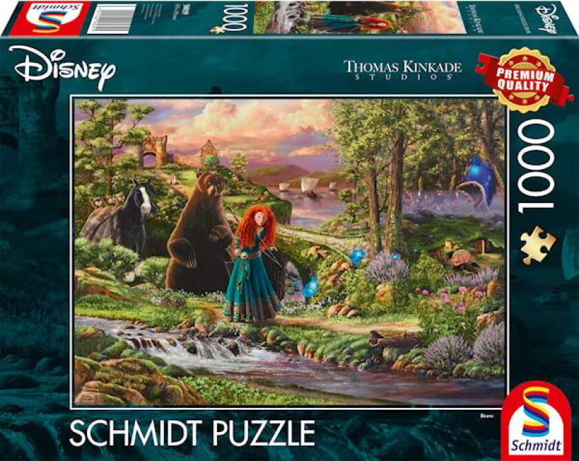 Puslespill Disney Brave Merida 1000 brikker, Schmidt
