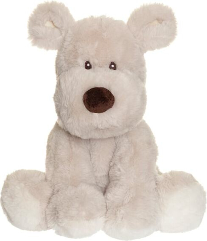 Teddy Mocca Hund Grå Stor Teddykompaniet