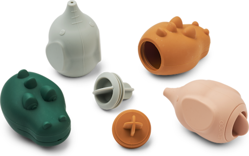 Carolina Squeezy Leke 4-Pack Dove Blue Multi Mix Liewood