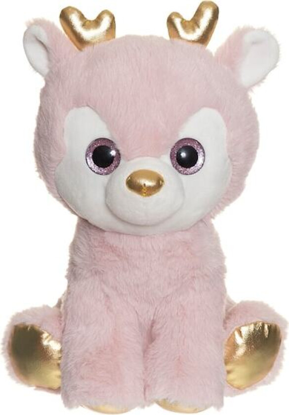 Hjort Myk leketøy 65 cm Mist rosa Teddykompaniet