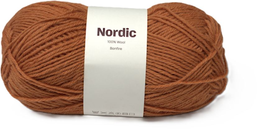 Nordic 100% ull 100 gr Bål kobber A593 Adlibris