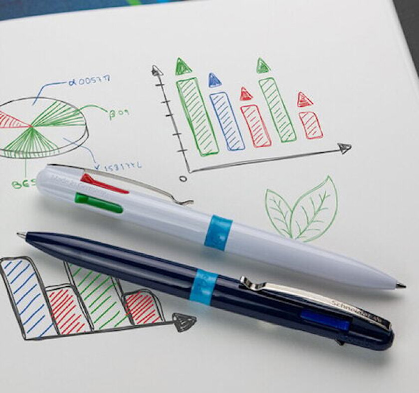 Kulepenn flerfarget Take 4 Schneider