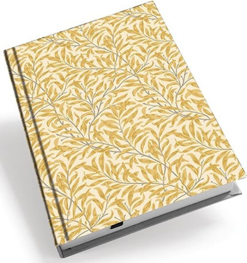 Notatbok Hardcover A6 William Morris Modern Willow Bough Gul Linjert