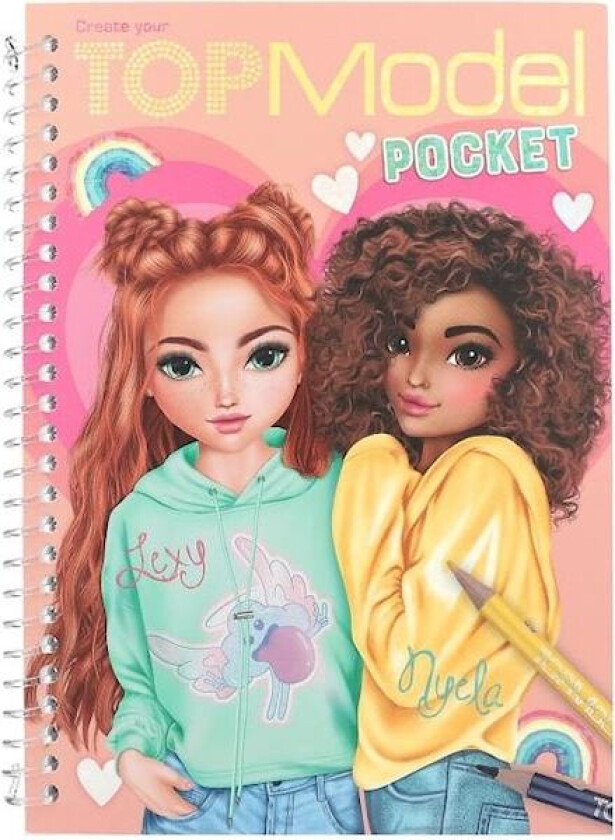Lommemalebok, Nyela & Lexy TOPModel