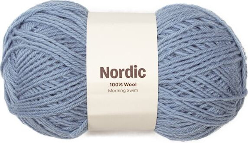 Nordic 100% ull 100 gr Morgondopp gråblå A838 Adlibris