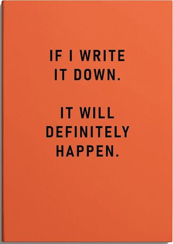 Notatbok A5 Definitely Happen Linjert 80 sider Ohh Deer