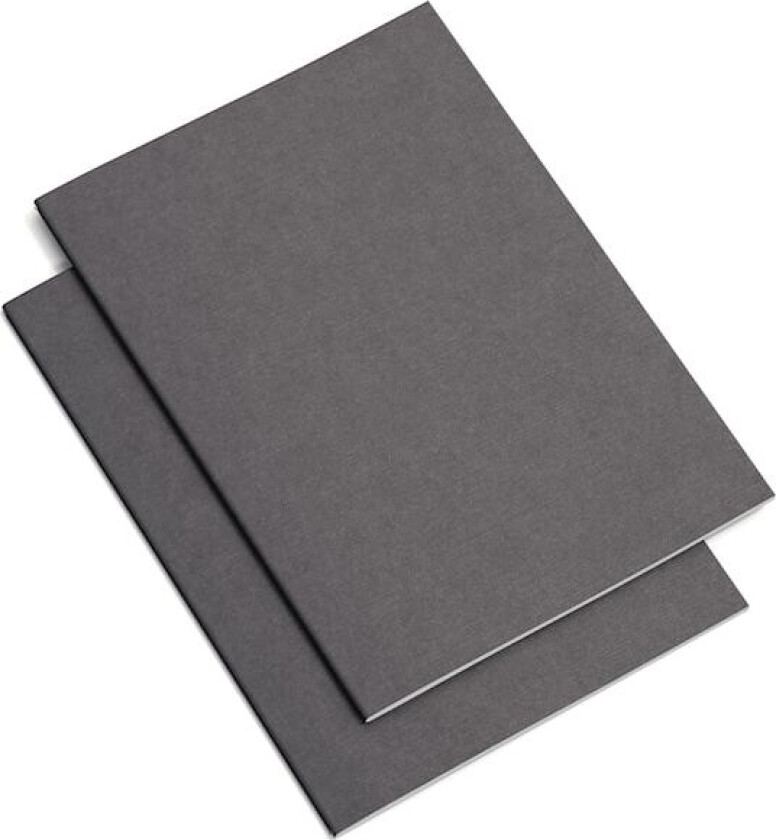 Notatblokk A4 Linjert 2-pakning Black Bigso Box of Sweden