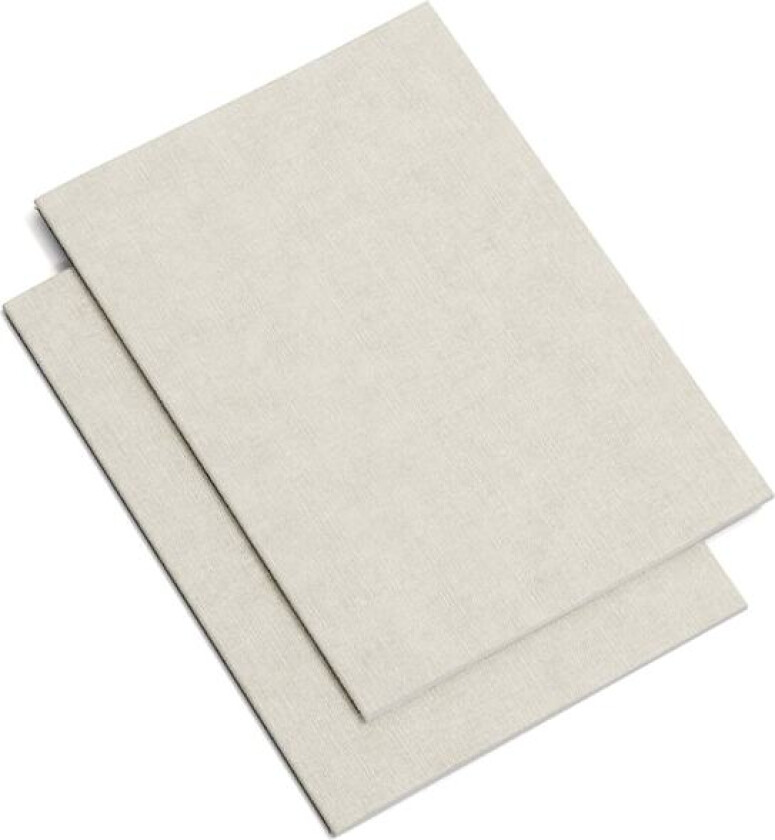 Notatblokk A4 Linjert 2-pakning Linen Bigso Box of Sweden