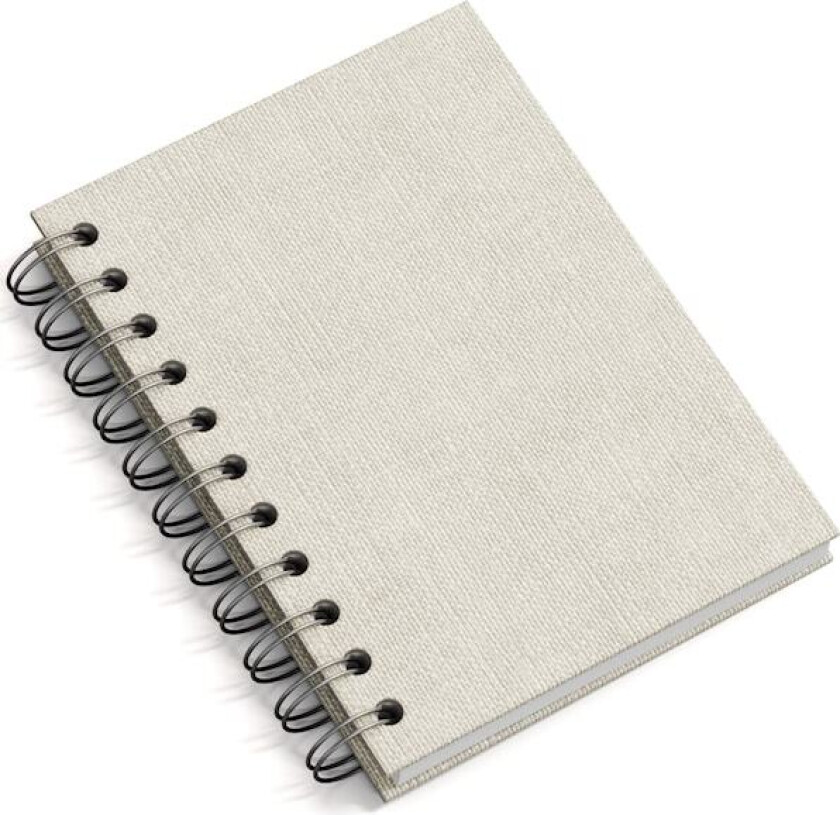 Notatbok A6 Ulinjert Linen 90 Sider Bigso Box of Sweden