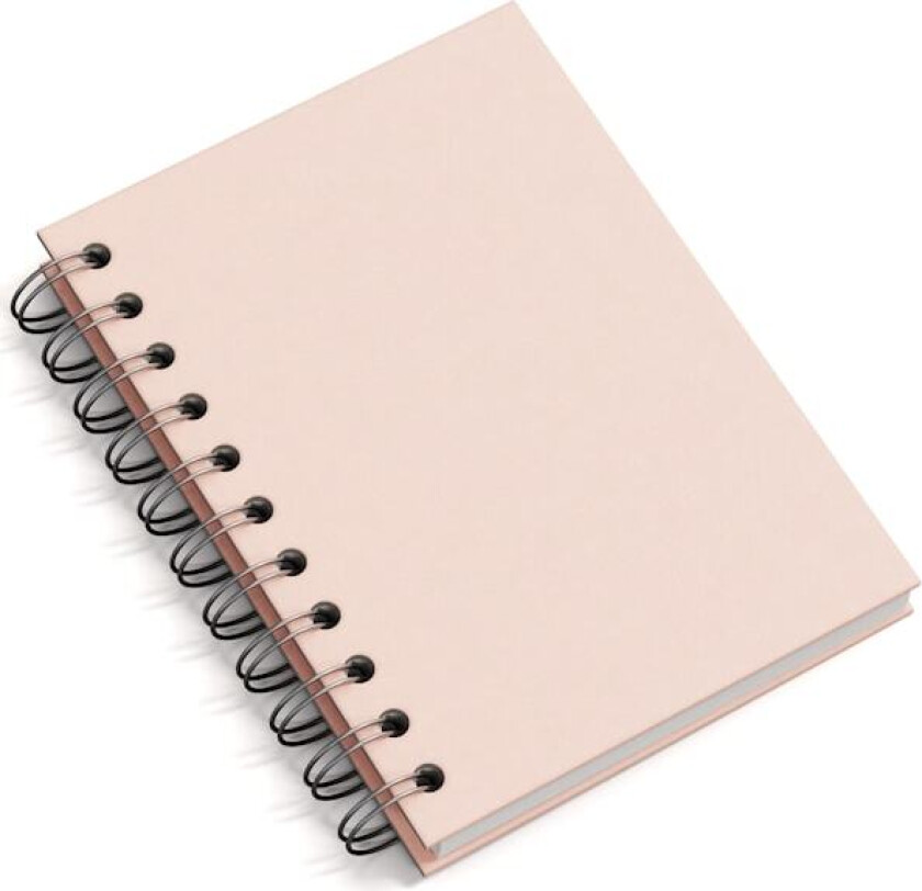 Notatbok A6 Ulinjert Dusty Pink 90 Sider Bigso Box of Sweden