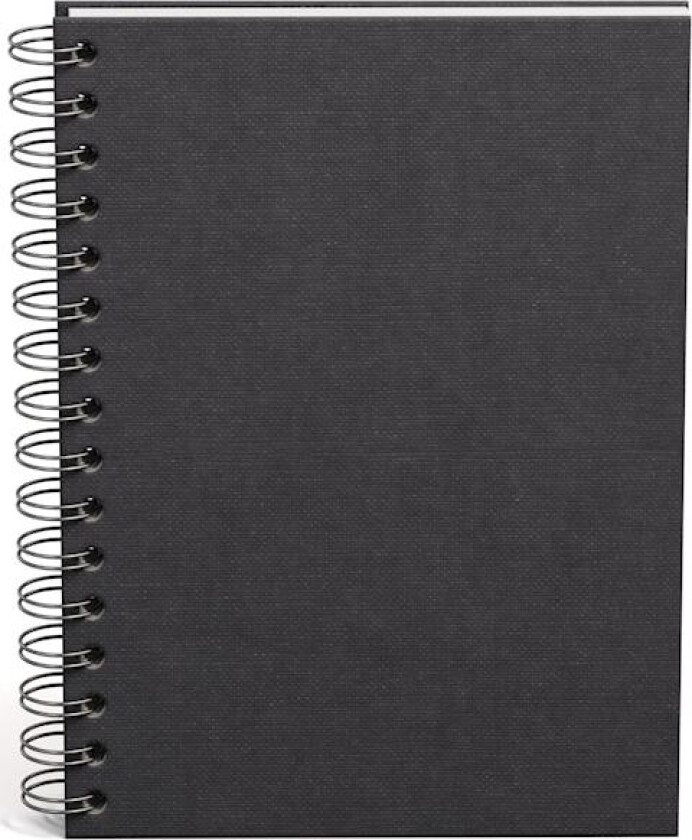 Notatbok A5 Linjert Black 90 Sider Bigso Box of Sweden