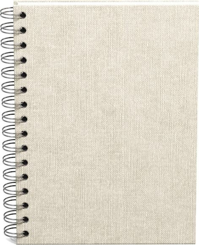 Notatbok A5 Linjert Linen 90 Sider Bigso Box of Sweden