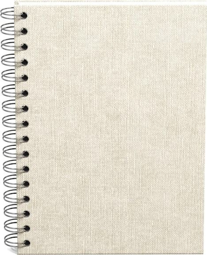 Notatbok A5 Ulinjert Linen 90 Sider Bigso Box of Sweden