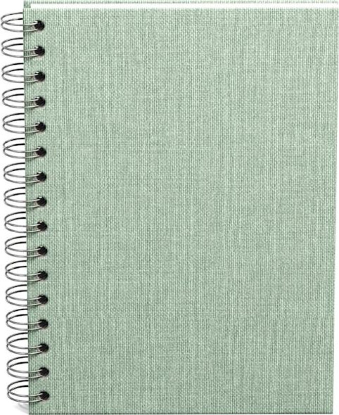 Notatbok A5 Linjert Soft Teal 90 Sider Bigso Box of Sweden