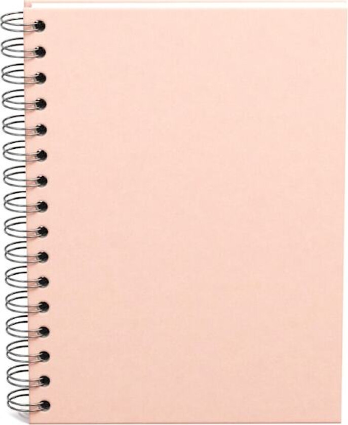 Notatbok A5 Ulinjert Dusty Pink 90 Sider Bigso Box of Sweden