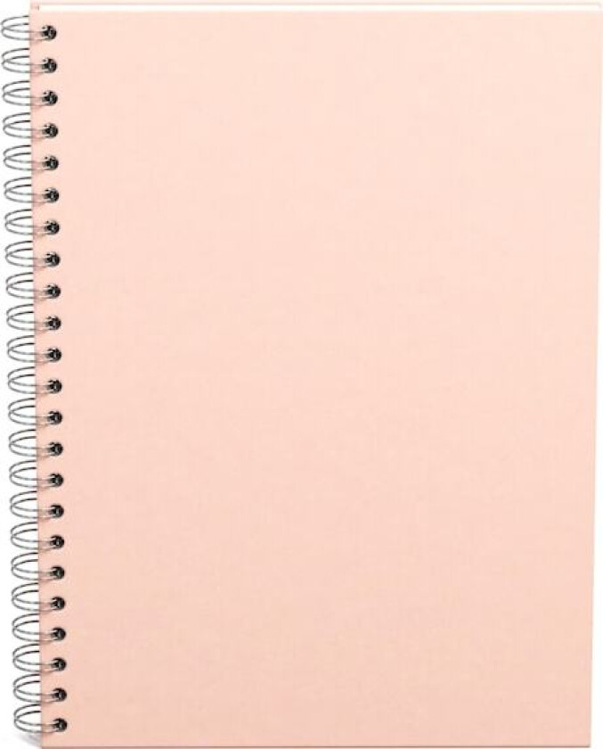 Notatbok A4 Linjert Dusty Pink 90 Sider Bigso Box of Sweden