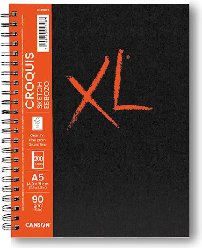 Sketch Pad A5 100 Sheets 160g Canson