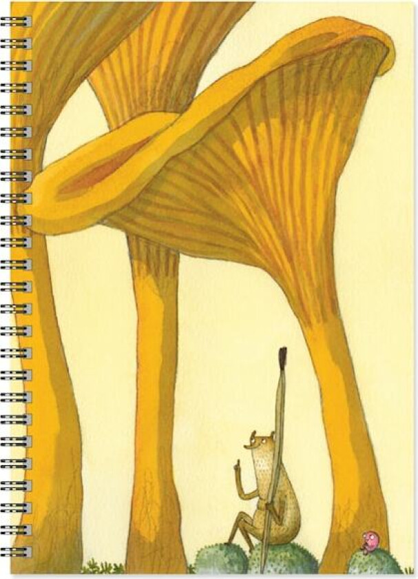 Skisseblokk A5 Maria Thore Dim Kantarell Gullers