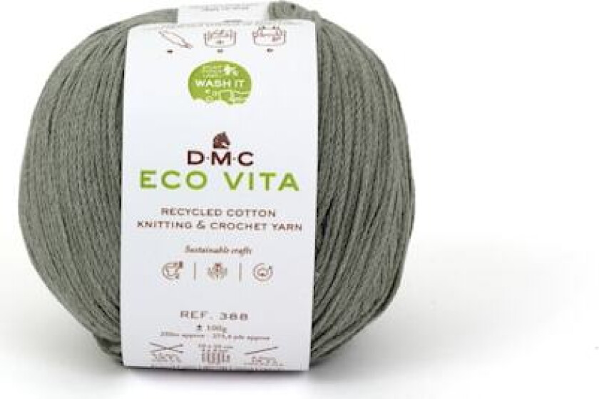 Eco Vita recycled bomull 100 gr Mint (118) DMC