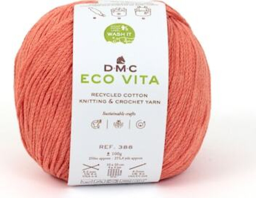 Eco Vita recycled bomull 100 gr Aprikos (105) DMC