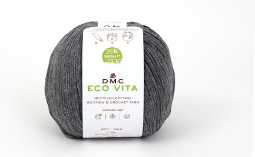 Eco Vita recycled bomull 100 gr Grå (102) DMC
