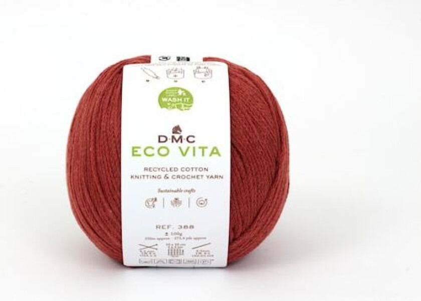 Eco Vita recycled bomull 100 gr Terracotta (005) DMC