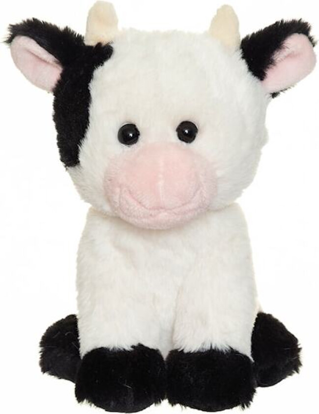 Teddy Farm Kosedyr 18 cm, Sittende Ku, Teddykompaniet