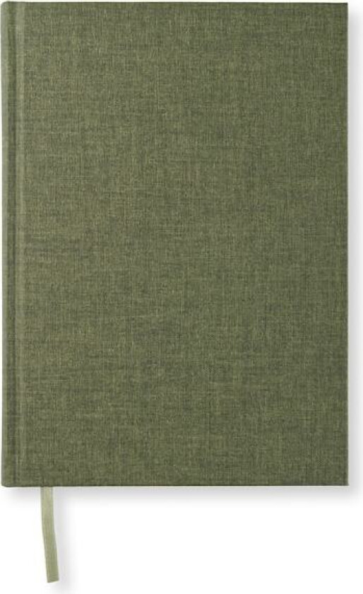 Notatbok A5 Slim Ulinjert Khaki Green Paperstyle