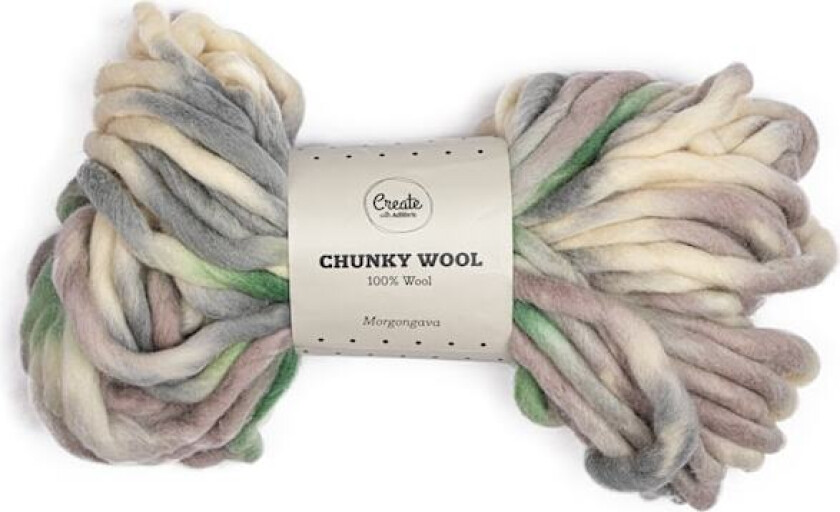 Chunky Wool Print Garn 200g Morgongåva C145 Adlibris