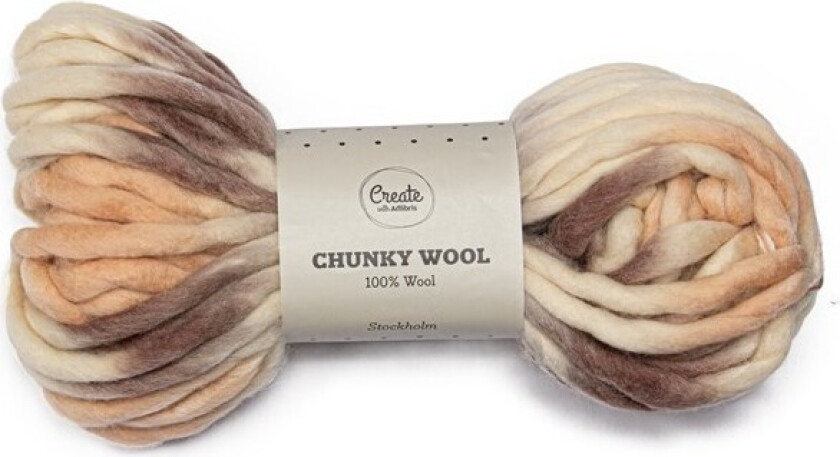 Chunky Wool Print Garn 200g Stockholm C142 Adlibris