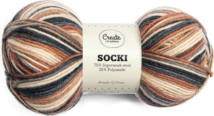 Socki Garn Ullmix 100g Breath of Pines B180 Adlibris
