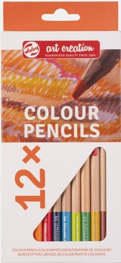 Bilde av Talens Art Creation Fargeblyanter 12-sett