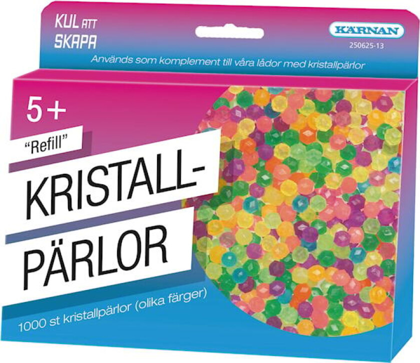 Bilde av Gøy å skape - Krystallperler Refill 1000-pk, Kärnan