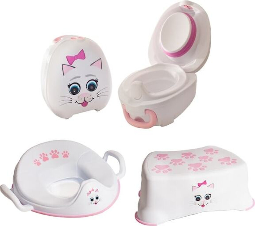 My Carry Potty Bærbart Potte, Toalettsete & Skammel Katt