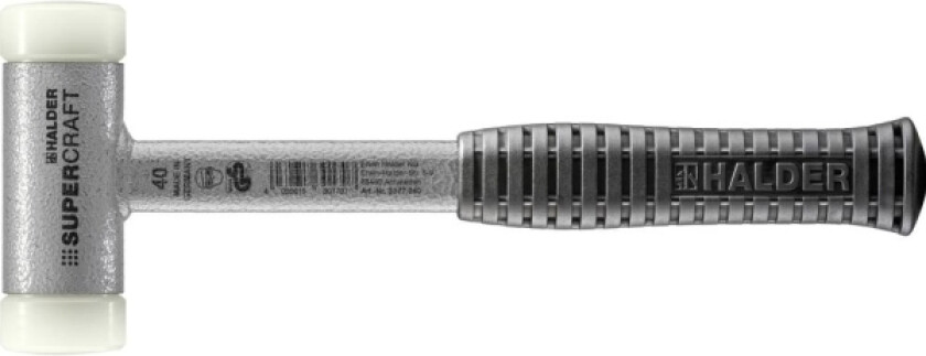 Supercraft 3377.040 Gummihammer Ergonomisk Greb, Hård 805 G 305 Mm 1 Stk
