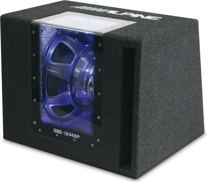 subwoofer i kabinett