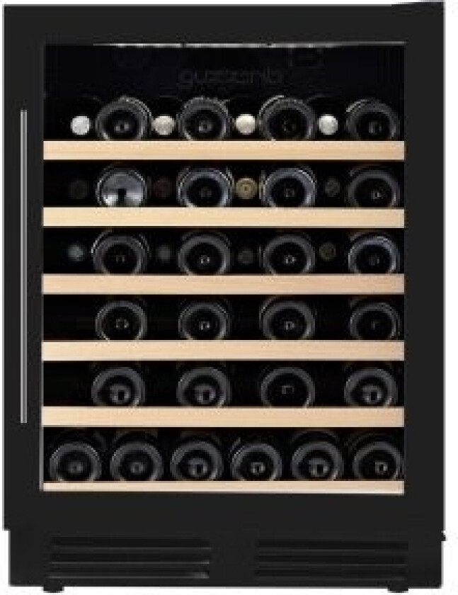 Gz 51B, Vin Kjøleskap, Frittstående, 52 Flasker, G, Innebygd Lys, Sort