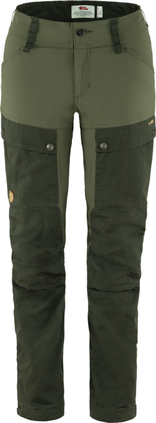 KEB TROUSERS W DEEP FOREST-LAUREL GREEN