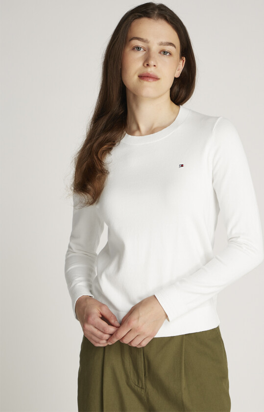 CO Jersey Stitch CNK LS SWT Str M - Langermede Bluser