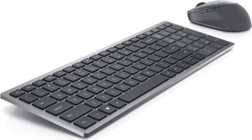 Tastatur + Mysz Dell Dell | Tastatur Og Mus | Km7120w | Tastatur Og Mus | Trådløs | Batterier Inkludert En/Lt | Bluetooth | Titan Grey | Trådløs Tilk