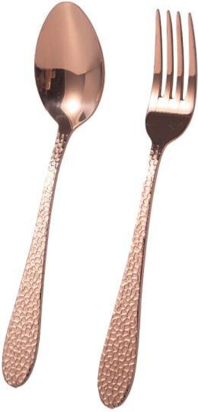 - Frost dessert-/forretsbestikk 8 deler kobber-Rosé