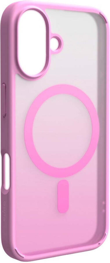PURO GRADIENT MagSafe Deksel - iPhone 16 - Gjennomsiktig/Rosa